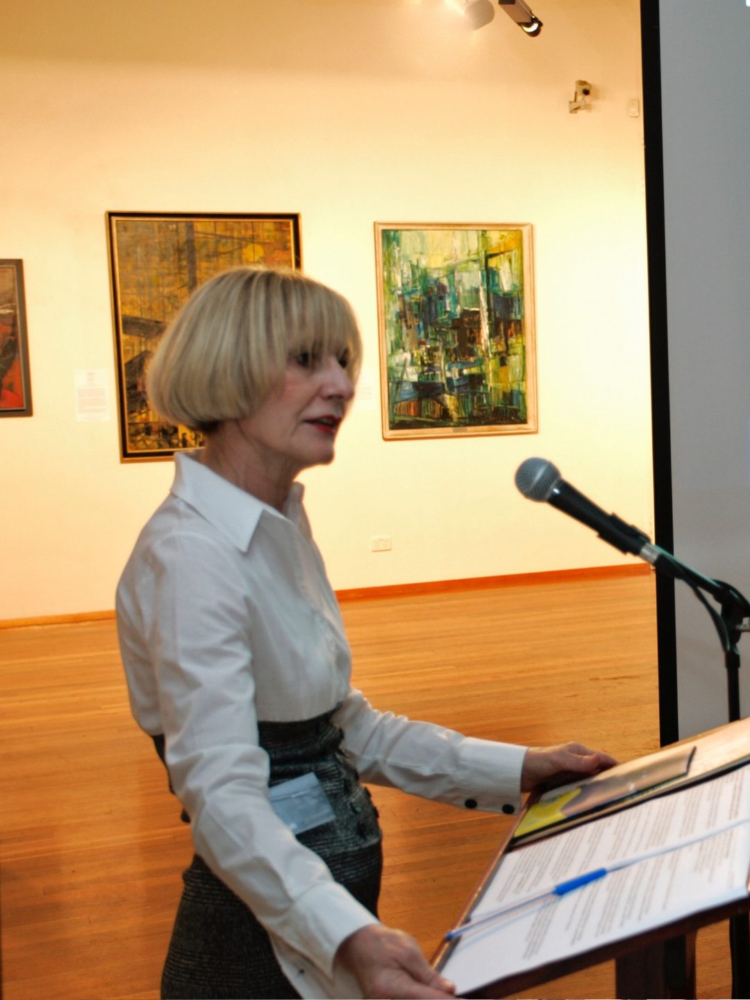 Hana presenting at Westpac Hana presenting at Westpac